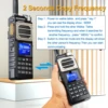 Baofeng UV-25 M Version 6-band Air Band Rx 3-band Tx Scrambler 10W Scrambler FM Vox 10km Walkie Talkie W/5200mAh USB-C Battery 4
