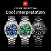 OLEVS 5560 Waterproof Stainless Steel Strap Watches For Men Quartz Business Men Wristwatches Calendar Week Display 3