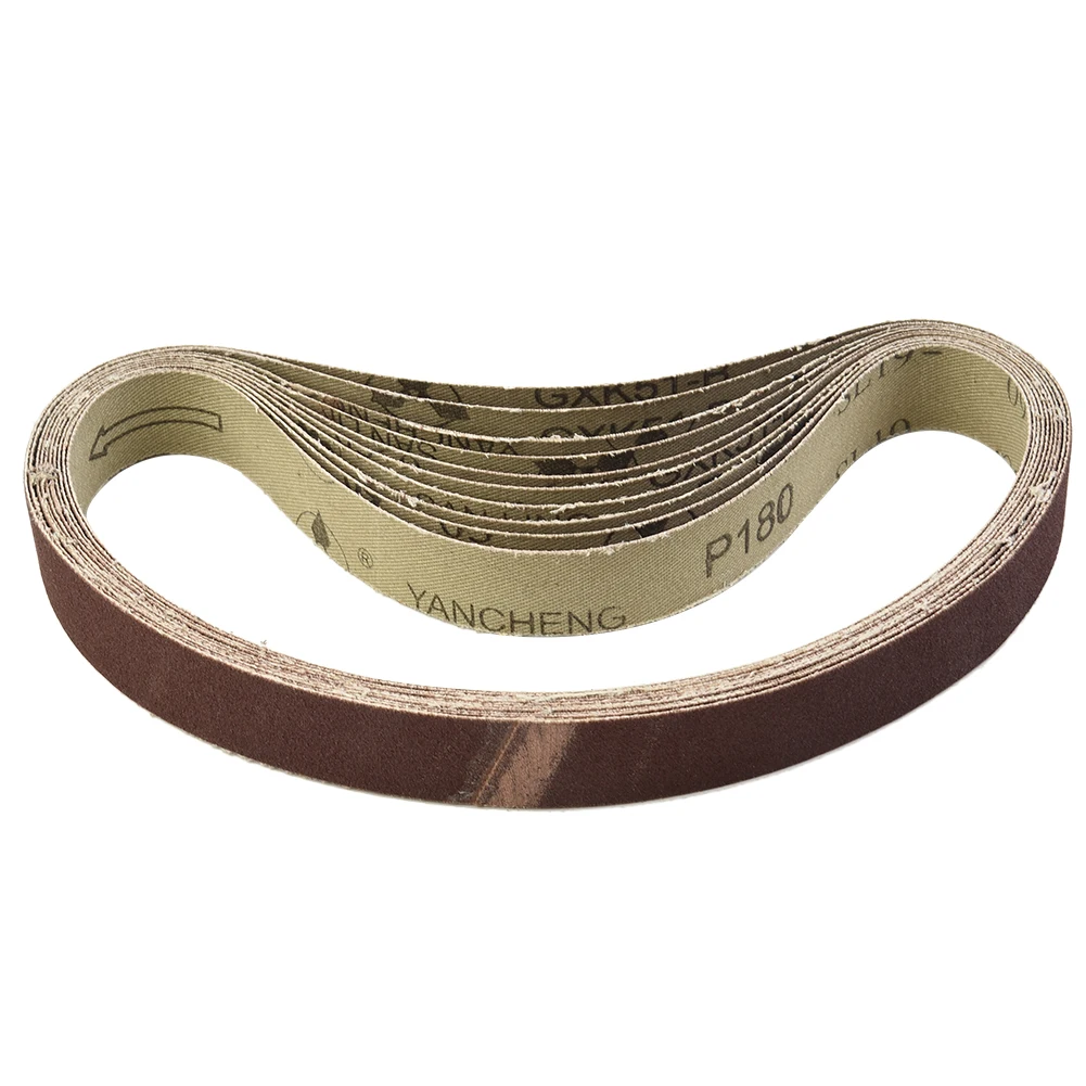 

Grit Sanding Belts Components Easy To Use Gadget Useful Change 13x457mm 40/60/80/120/180/240Grit 60pcs Accessories