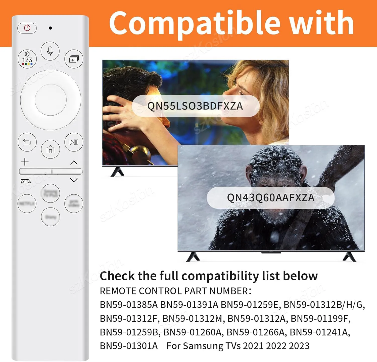 Solar Voice Remote - Eco-Friendly Replacement
