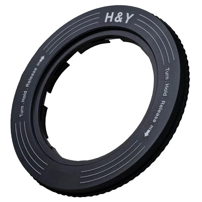 H&Y 52 55 58 62 67 72 77 82mm Revoring Adapter Ring Photography 