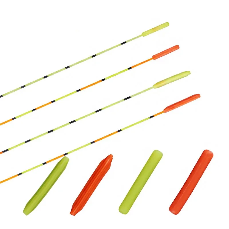 Fishing Float Tail Rubber Beans Indicator 100PCS Bright Visual Bobber Tail Indicator Fishing Tool Accessories