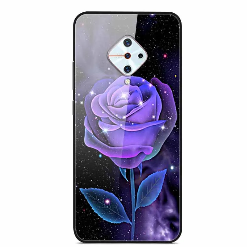 Premium Tempered Glass Back Case with Soft Bumper