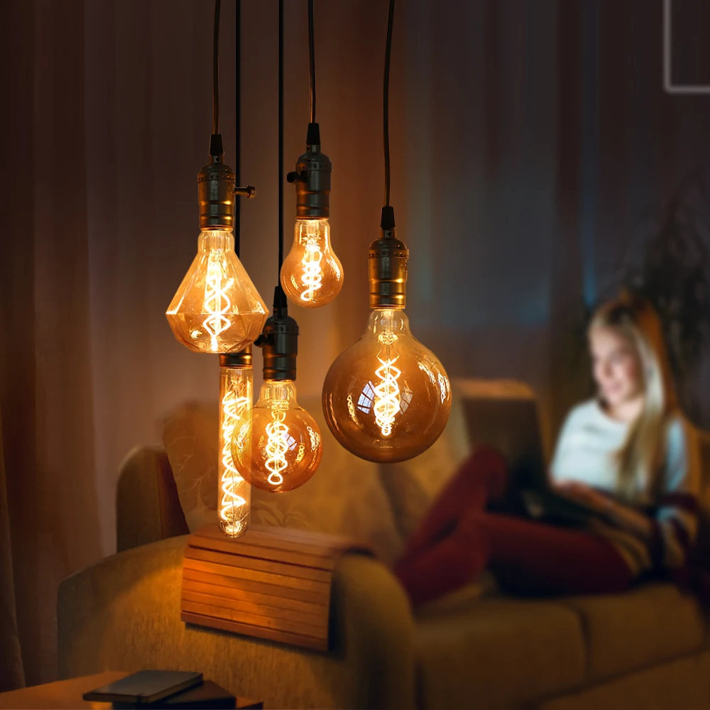 รูปสินค้า หลอดไฟสไตล์ย้อนยุค Vintage Edison LED ตกแต่งบ้าน