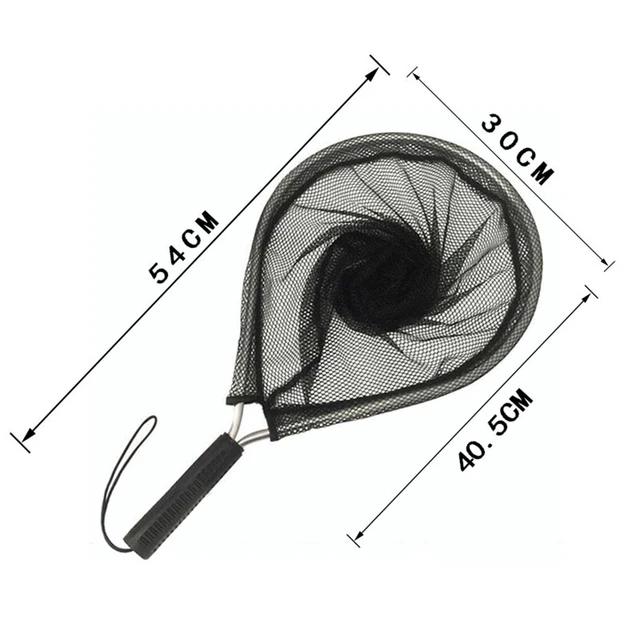 Hot Sale Fishing Accessories Fly Fishing Goods Landing Net with Corrosion Resistant Handle Knotless Mesh Gift for Friends Family 6