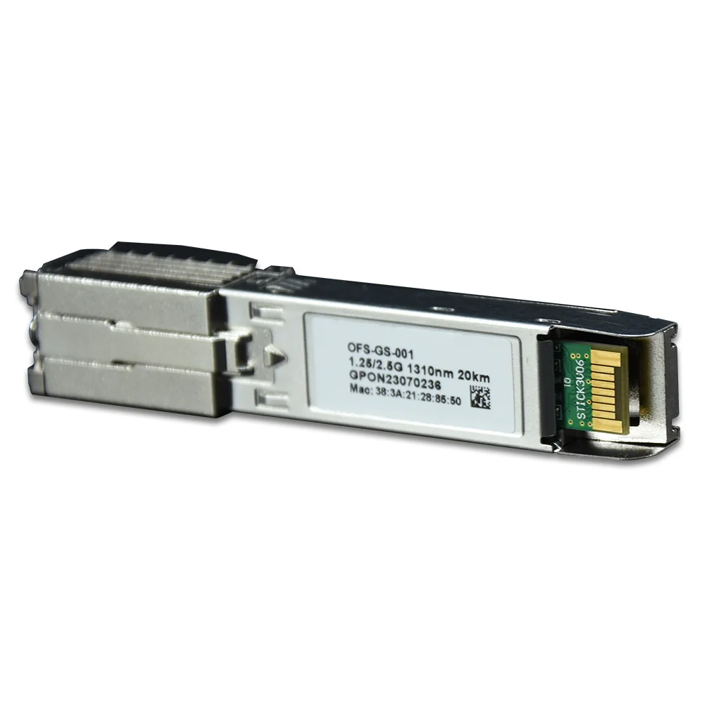 OPTFOCUS GPON STICK ONU WEB Manageable MAC SN 1310nm SC Connector Pon Module 1.25G 2.5G FTTH GPON ONT SFP PPPOE Free Shipping