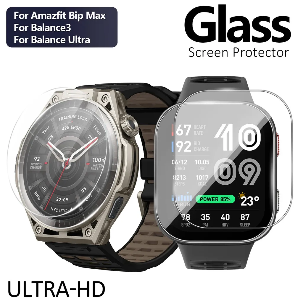 1-5PCS Amazfit Bip Max Balance 3 용 9H HD 투명 울트라 강..