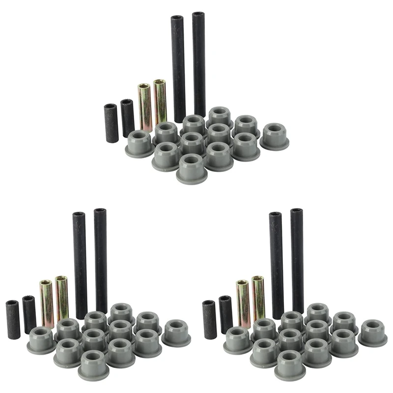 

3Set Front Lower Spring/Front Upper Control Arm Bushing Sleeve Repair Kit For Club Car Precedent Golf Cart 102289901