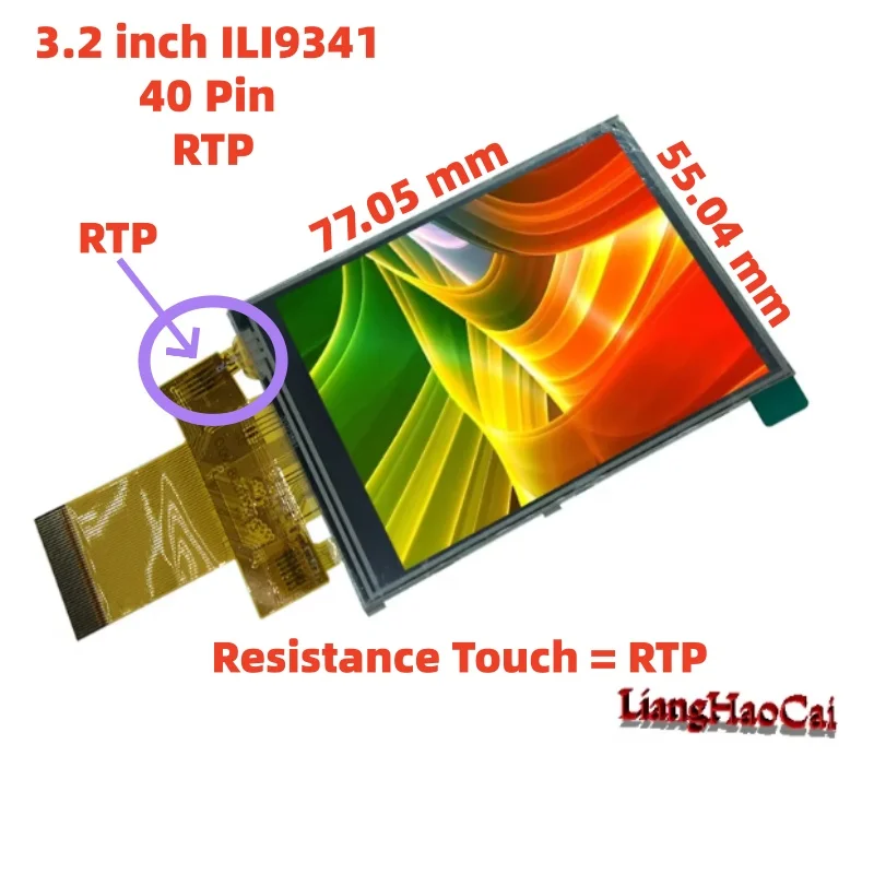 High-Resolution Touch Panel TFT LCD Display Screen with IPS Full View and PCB Connector