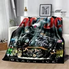 Rock band AC/DC retro printed blanket Flange warm blanket picnic blankets cubre cama throw blanket bed linings Birthday Gift 3