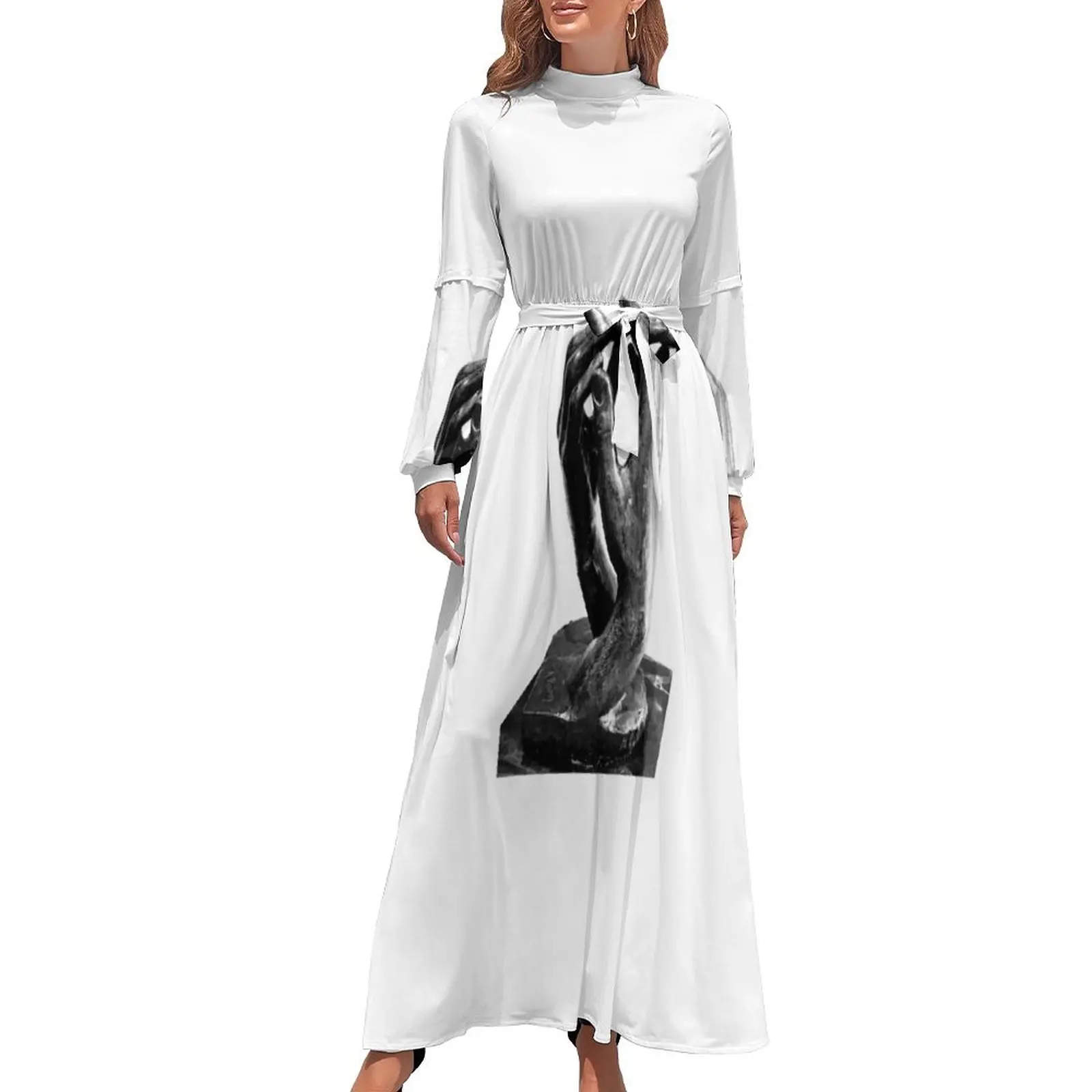 thumbnail image 1 of Vestido largo Rodin Hands vestidos para fiesta ropa mujer verano 2024 novedades, 1 of 5