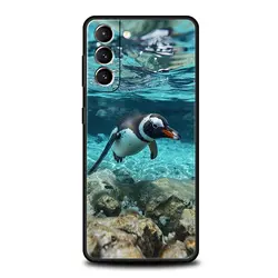 Penguin Arctic Soft Silicone Phone Case Cover - Samsung S20 Plus (A1)
