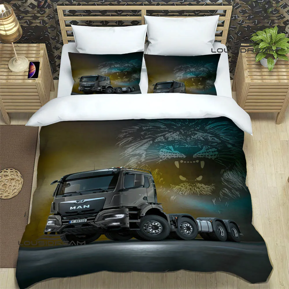 3D Man truck Retro printed Bedding Sets exquisite bed supplies set duvet cover comforter set bedding set luxury birthday gift 6