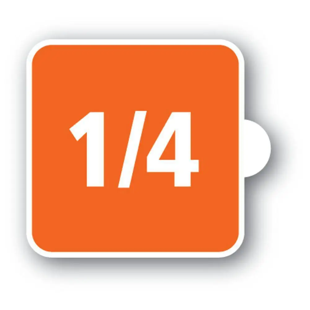 10Pcs 1/4\