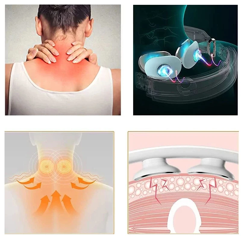 أداة تدليك الرقبة الذكية، أداة تدليك الرقبة المحمو...
