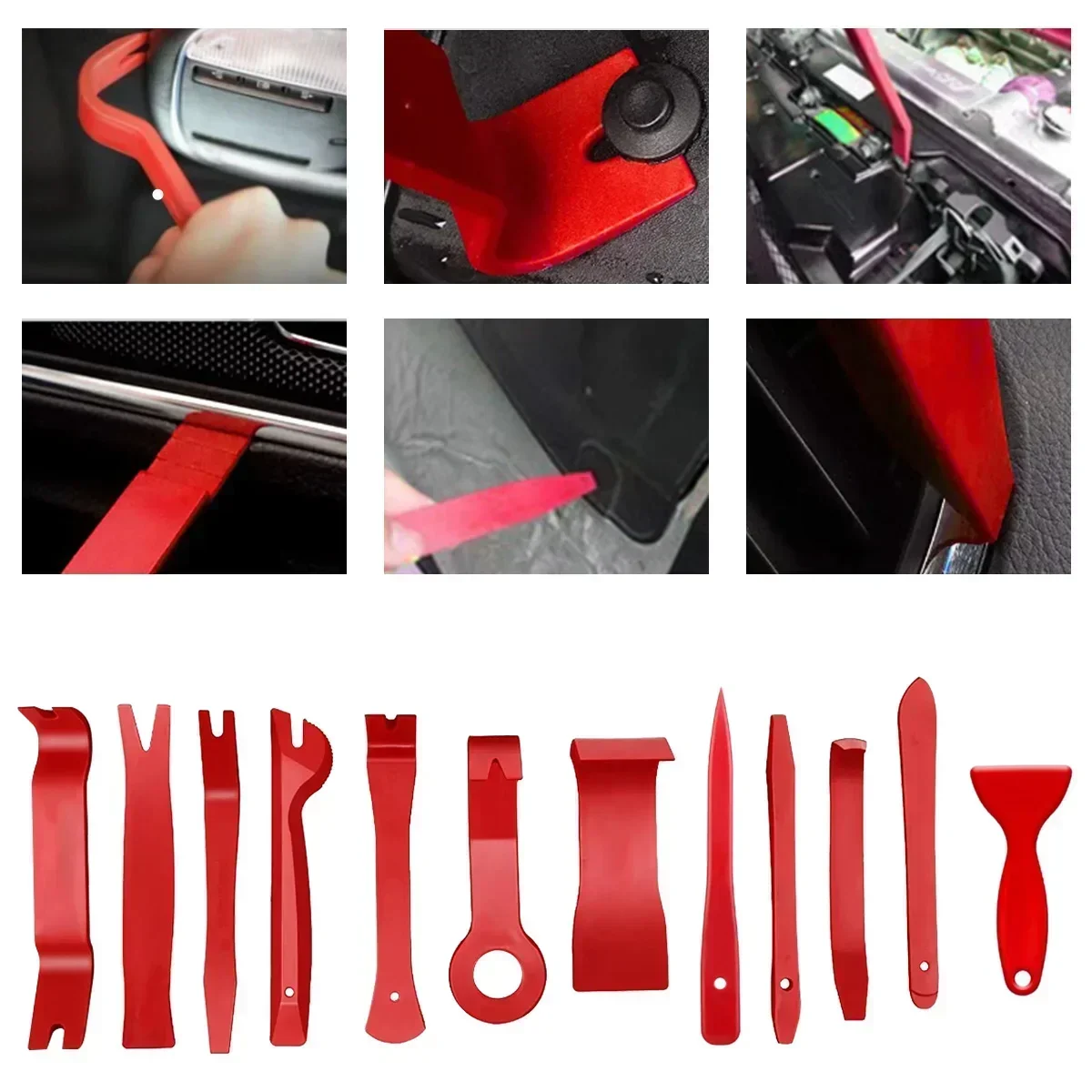 Car Trim Removal Tool Car Interior Disassembly Kit Panel Trim Removal Plastic Dismantlers Hand Complete Case