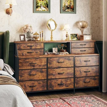 13-Drawer Fabric Dresser 1