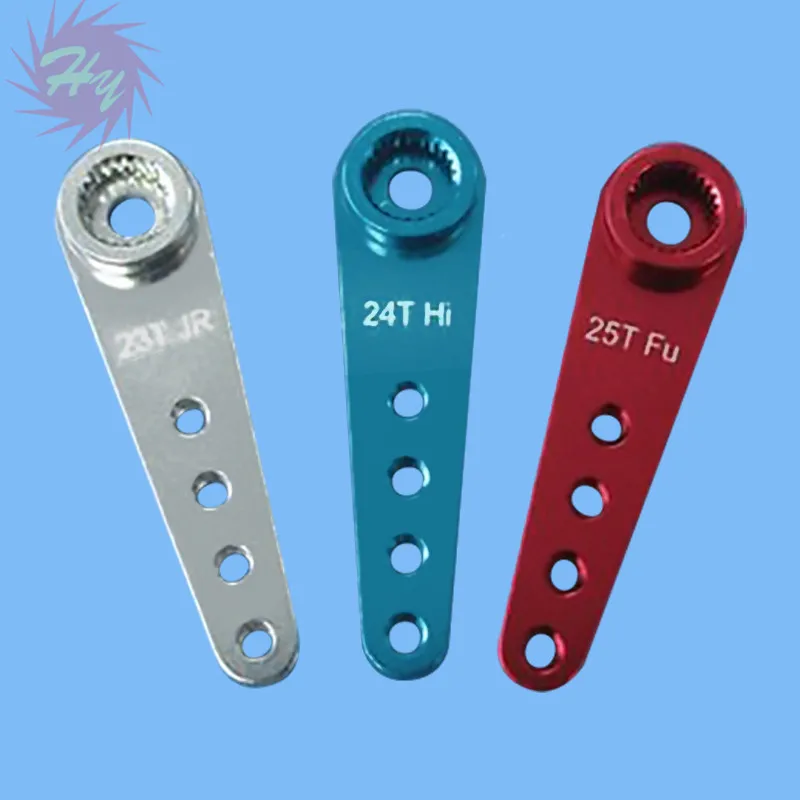 25t Teeth Tooth Steering Half Servo Arm Horn 25t M3 Aluminum Rc Servo
