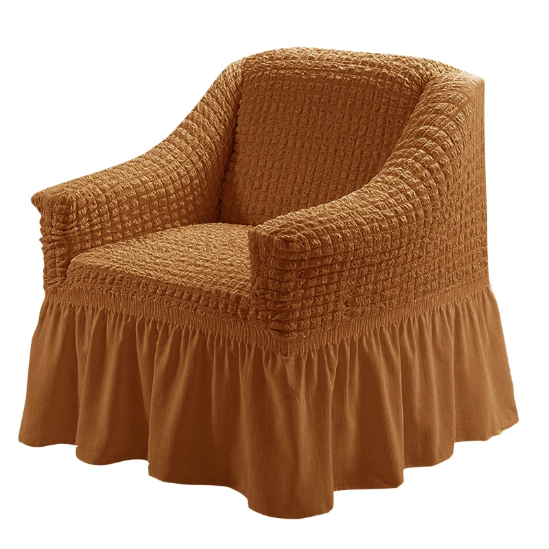 Fabric with Skirt Sofa Cover 90-140cm Size Full Package Single Universal Elastic Sofa Slipcovers American Rustic Four Seasons sofa cover furniture cover