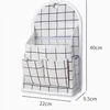 Fabric Hanging Storage Bag for Dormitory Wall Mounted Wall Door Bags Dual-Pocket Side Mesh Organizer Book Magazine Phone Holder 6