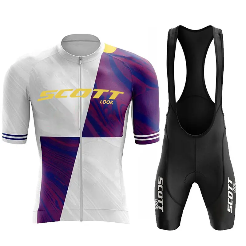2025 Team Sportwear Cycling Jersey Set Summer Cycling Clothing MTB Bike Clothes Uniform Maillot Ropa Ciclismo Man Bicycle Suit 5