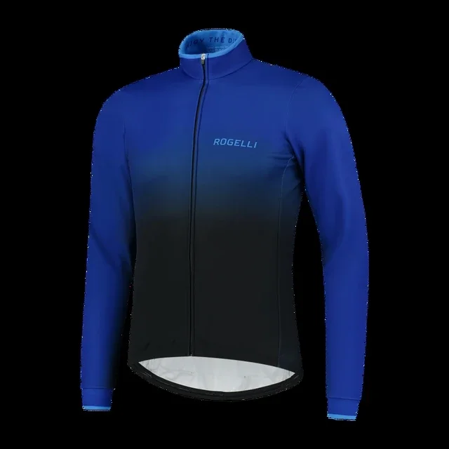 thumbnail image 1 of Rogelli Cycling - Maillot de ciclismo para hombre, invierno 2023, chaqueta térmica polar para ciclismo de montaña, abrigo cálido para exteriores, 1 of 5