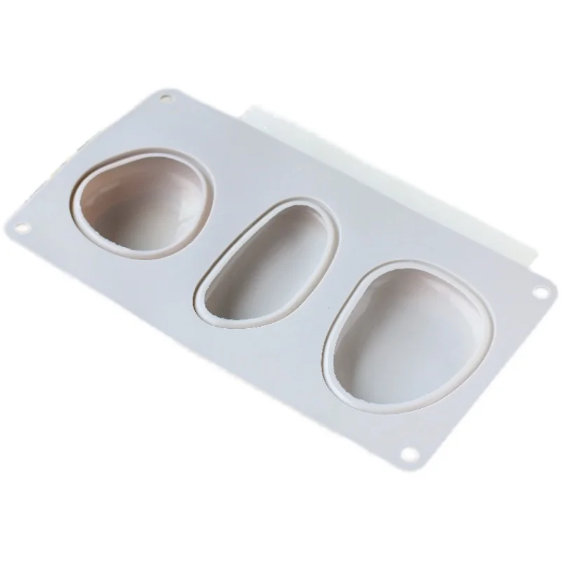 3 Holes Soap Molds Soap Making Stone Arc-shaped Diy Handmade Making Tool Silicone Mould Bathroom Supplies