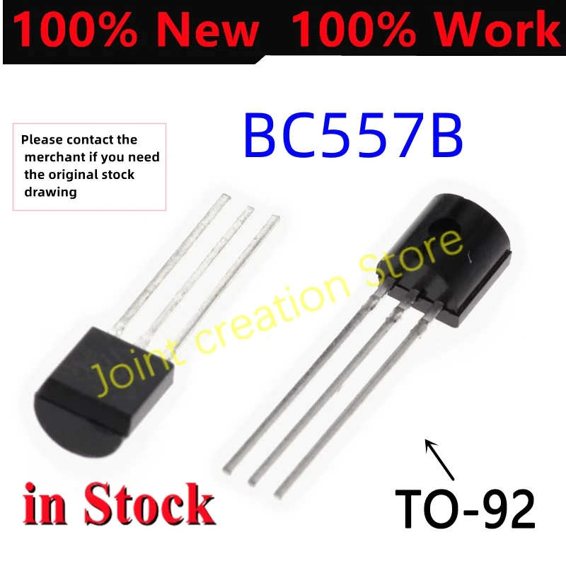 20-200 Pz 100% Originale Bc557B To-92 N-Channel To92 557B Modalità Di Miglioramento Transistor Ad Effetto Di Campo Nuovo Originale