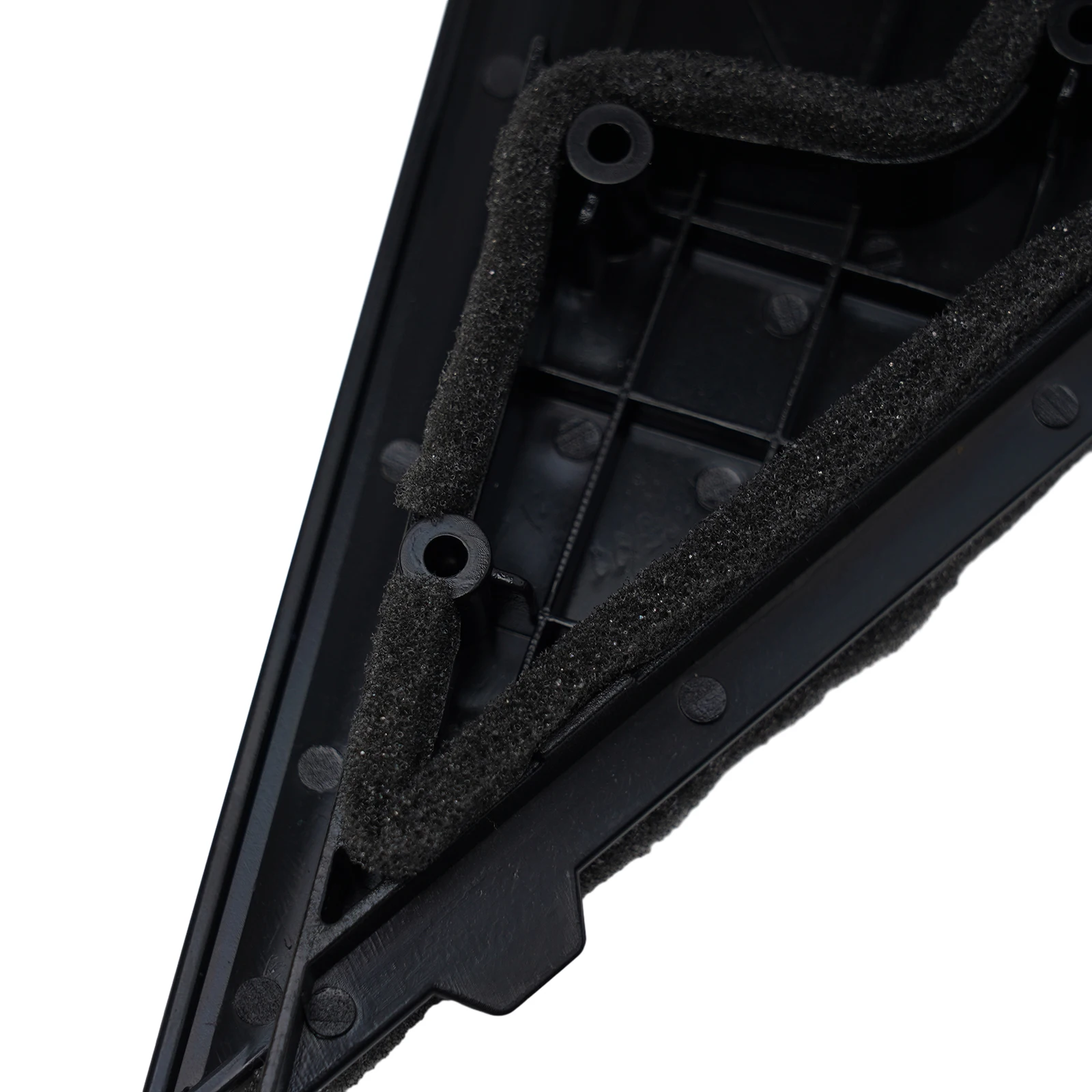 Triangle Molding Cover for Hyundai Sonata 2009 2014  Rear Left Right Door Pillar Molding  Black Plastic Material