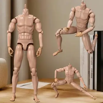 Modello manichino maschile da collezione, bambola corpo ragazzo 1/6, altezza 31 cm, pelle marrone chiaro normale