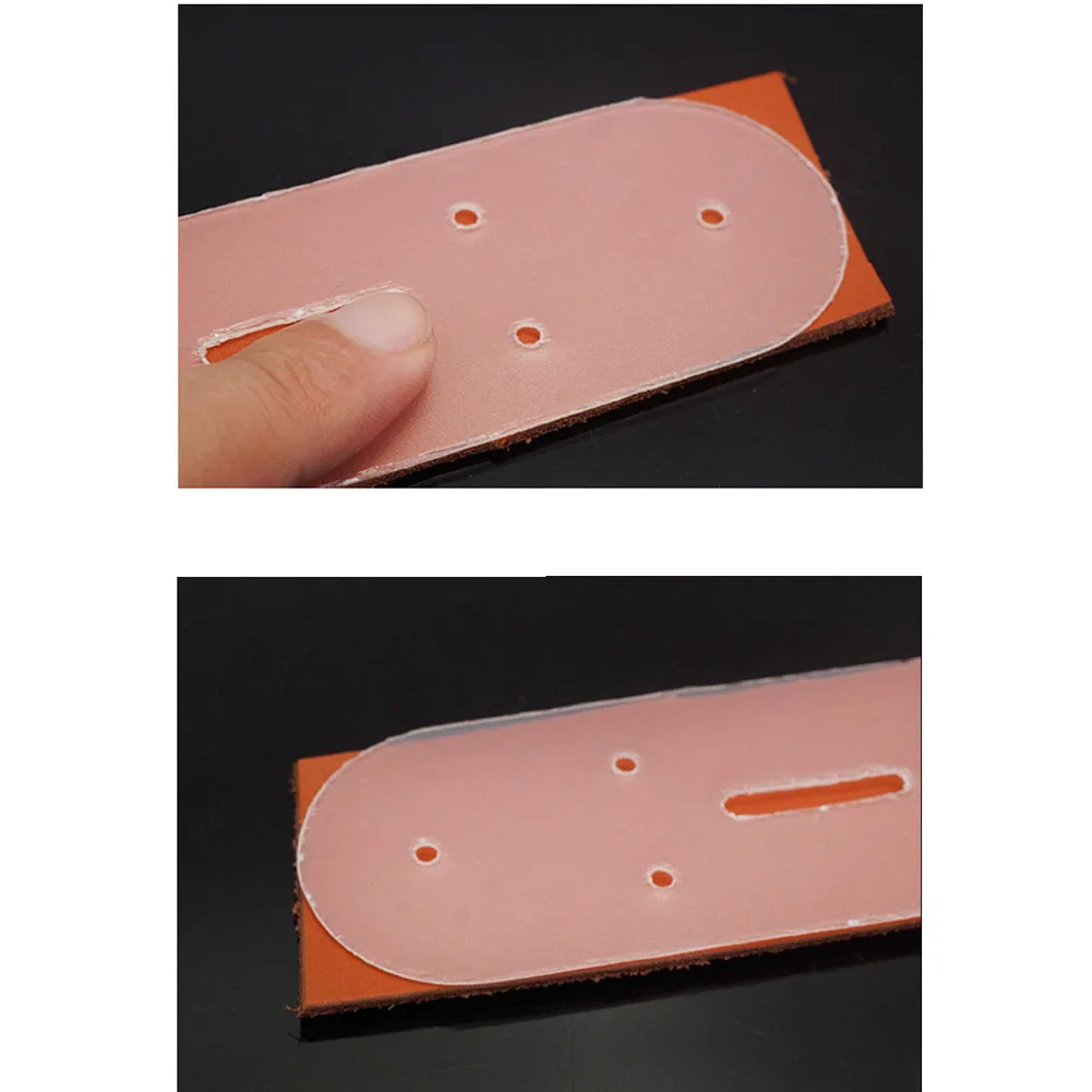 5pcs Belt Template DIY Leather Belt Punch Positioning Template Positioning Templates Handcraft Tool 25/30/35/38/40mm leather tools leather craft tool kit leather craft tools leather craft tool leather craft template leather punches