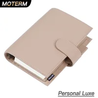 Moterm Luxe 2.0 Personal Size Planner with 30 MM Rings Binder Genuine Pebbled Grain Leather Notebook Diary Agenda Organizer 1
