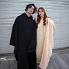 Eden Hoodie Trendy Cloak Robe Hoodie Man Women Sweatshirt Casual Loose Solid Color with Hat Comfy Walking Cape Cloak with Mantle 4