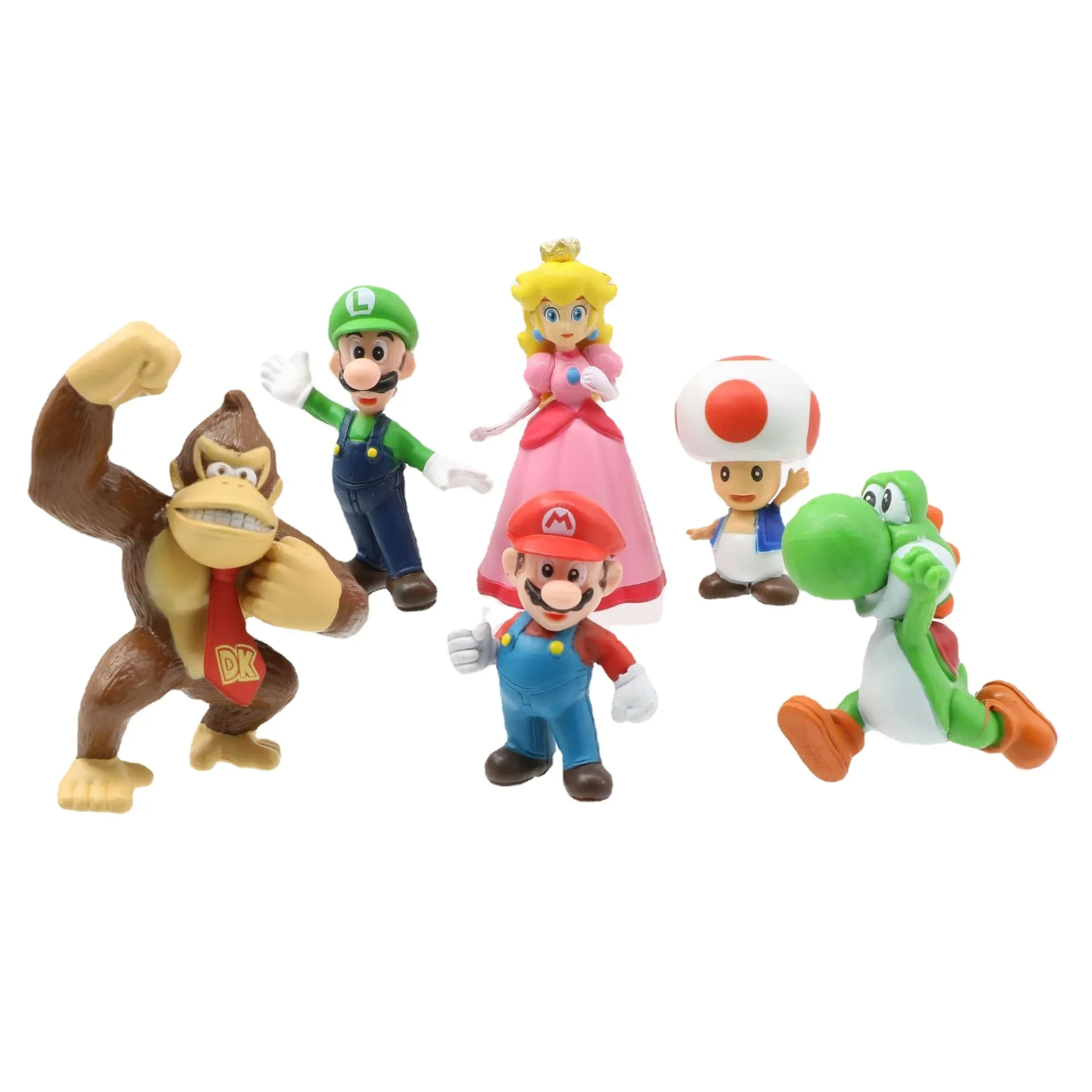 6 Mario SuperMario Dinosaur Doll Handmade Models Cake Decorations