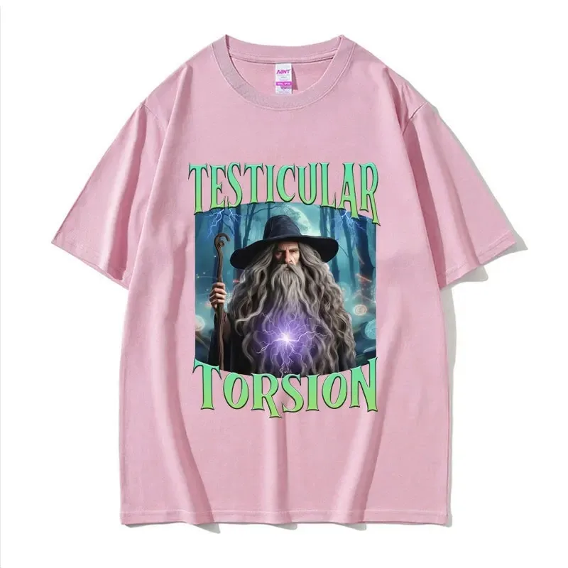Shadow Wizard Funny T Shirt Testicular Torsion Meme Graphic Tee Shirt Men Women Retro Gothic Oversized Short Sleeve T-shirt Tops 4