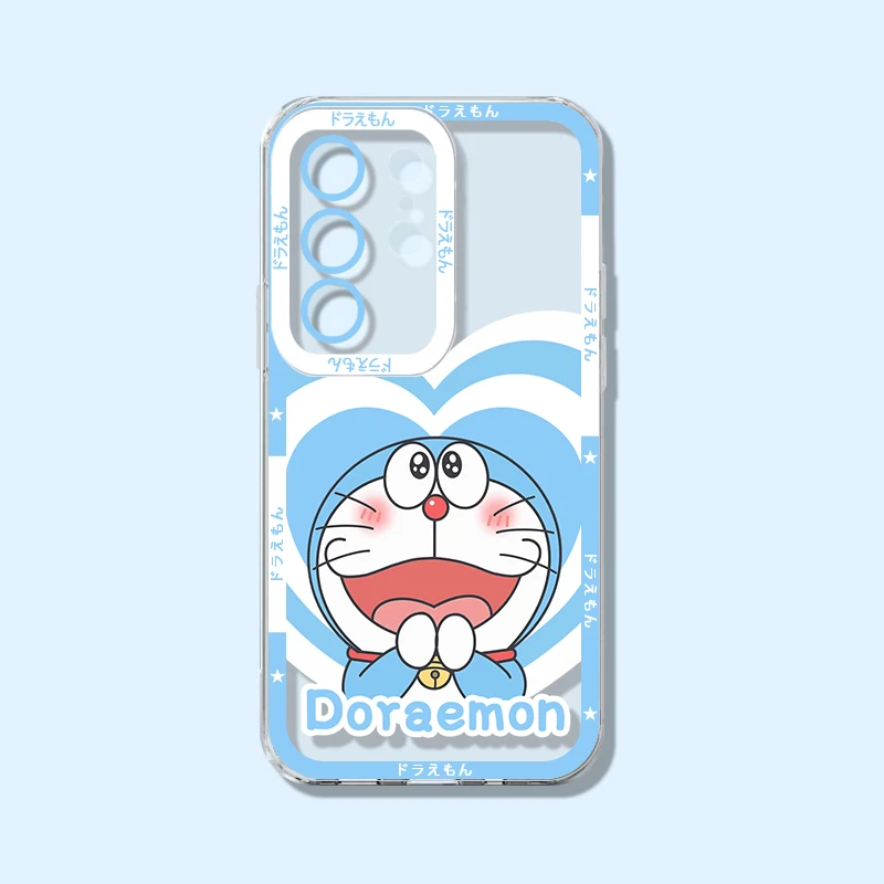D-Doraemon Cartoon Soft Silicone Phone Case