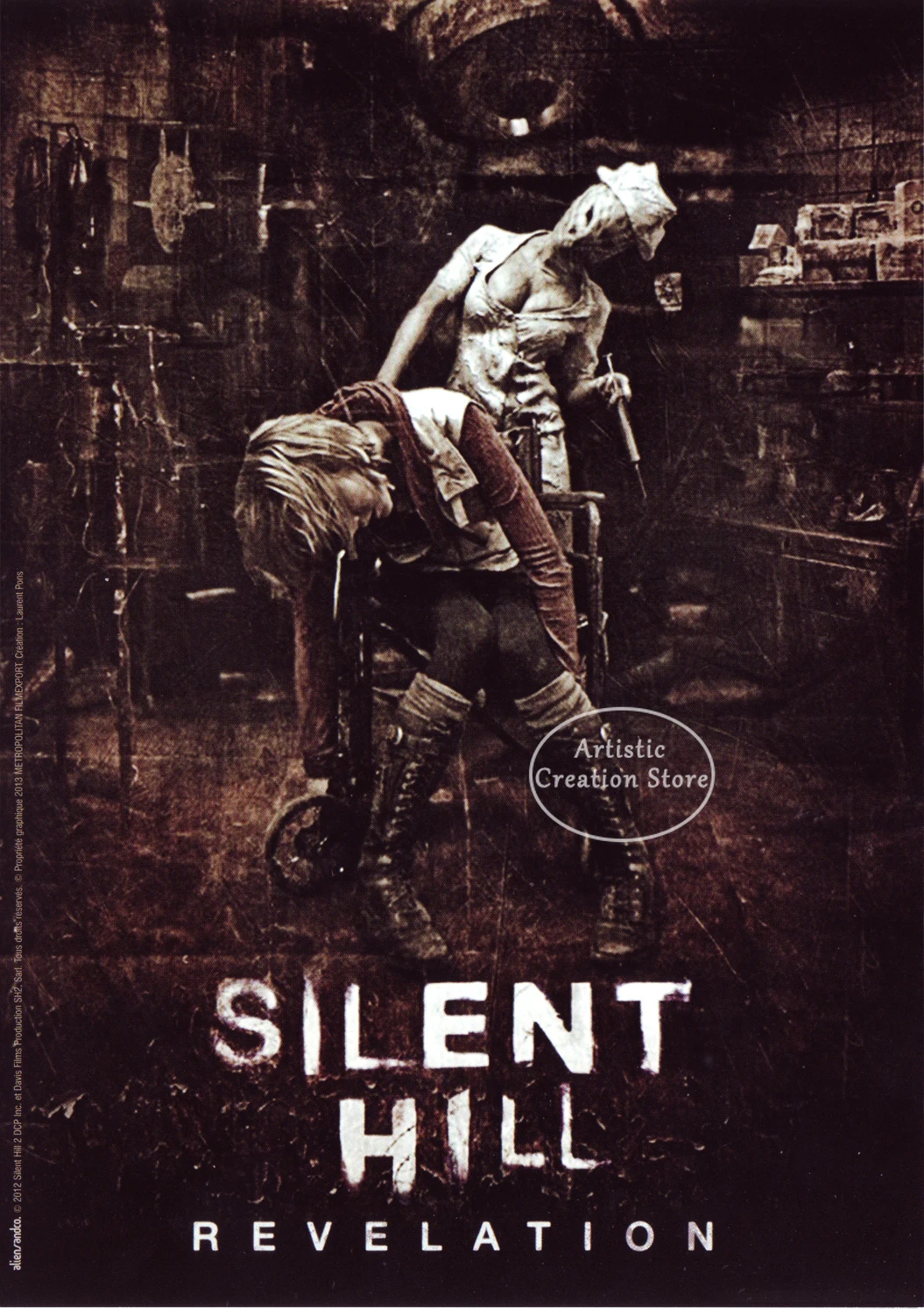 希少！☆ サイレントヒル3 ポスター2枚セット A1 ヘザー 目のアップ