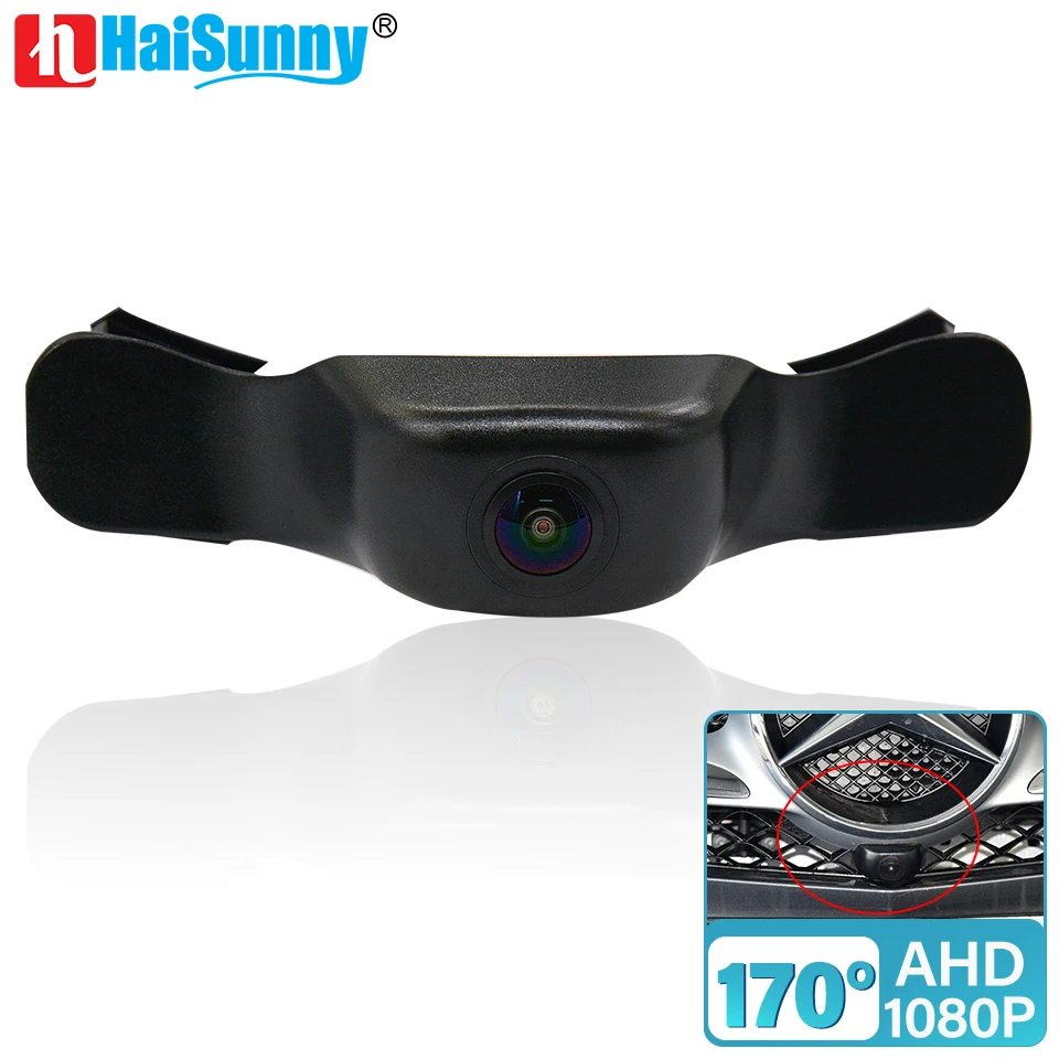 

HaiSunny Full HD AHD 1080P Камера Переднего Вида для Mercedes Benz CLC 200 260 300 2016 2017 2018 2020 -2022 Водонепроницаемая камера ночного видения