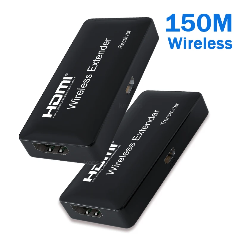 150M Wireless Hdmi Extender Trasmettitore E Ricevitore Video Hdmi Wifi Extender Supporto Da 1 Tx A 4 Rx Per Ps4 Camera Pc Tv Projector