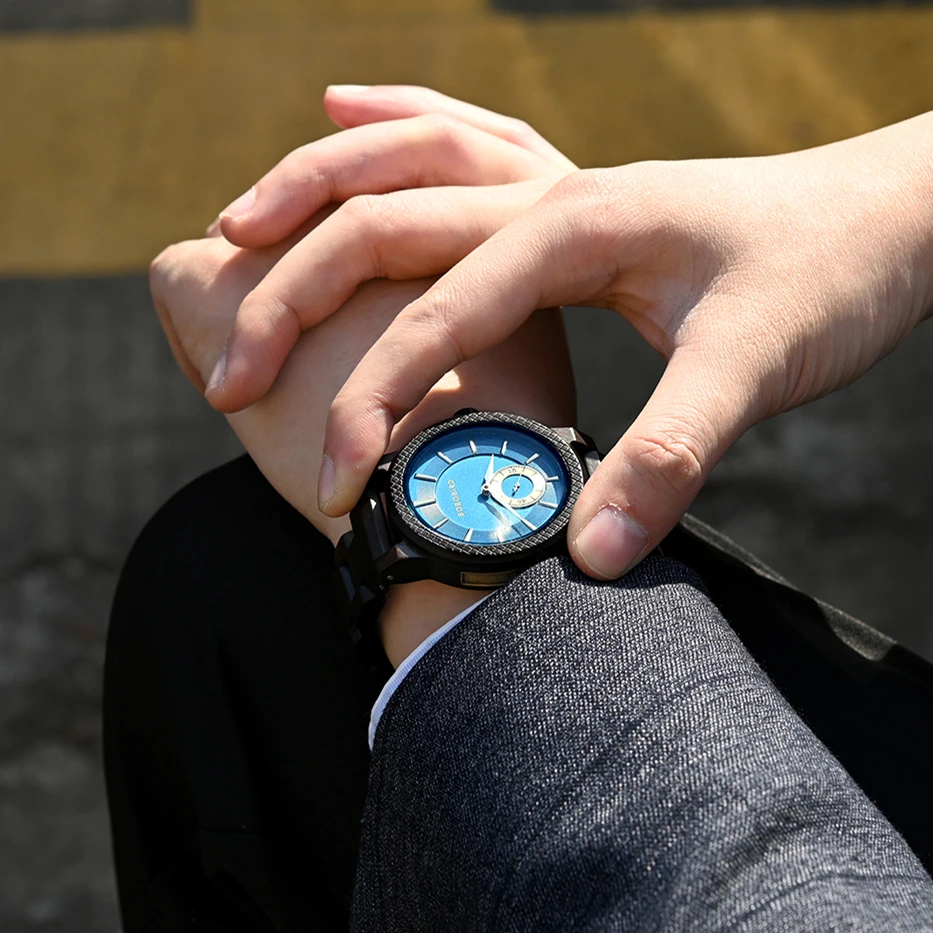 【Personalized】Mens Watch BOBO BIRD Fashion Wood Watch Casual Quartz Watch Support Customize Name/Logo Dropshipping