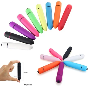 Bullet Vibrator Small Sexy Toys for Woman Protable Clitoris Anus Breast Massager for Female Strong Vibration Penis G Spot Shock 2