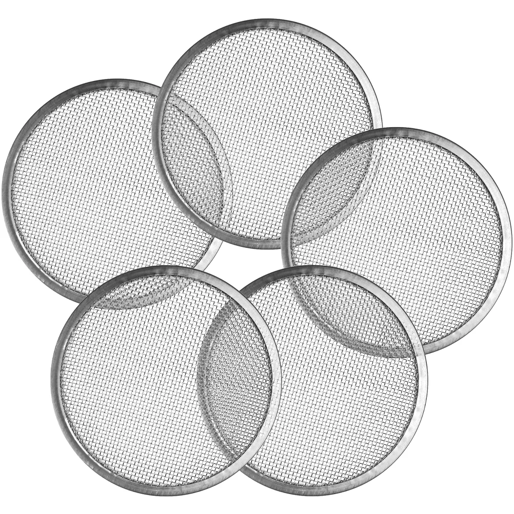 5 Pcs Sprouts Lid Mason Jar Screen Kit Bean Sprouting Jars with Lids Mesh Stainless Steel sprouting jars kit