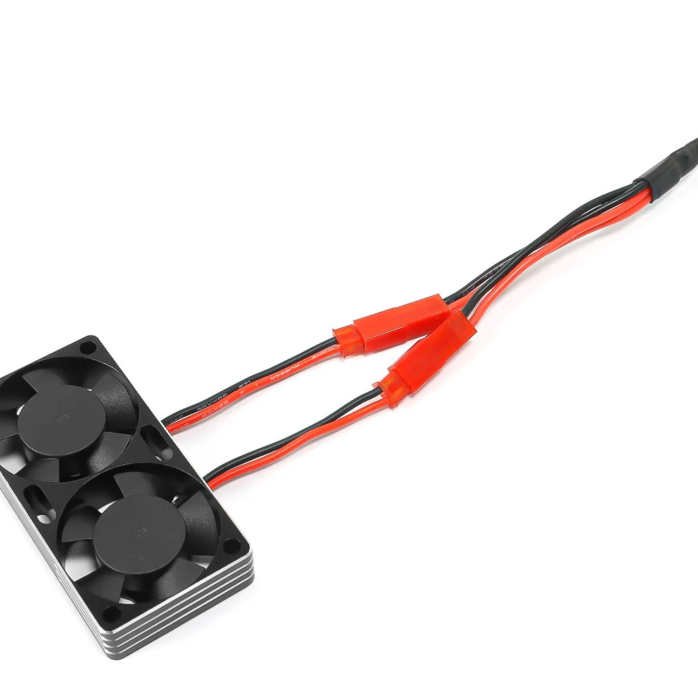 RC car for 1/7 1/8 1/10 Motor radiator 540 550 3650 3660 3670 Motor cooling high-speed fan dual fan 3010 4