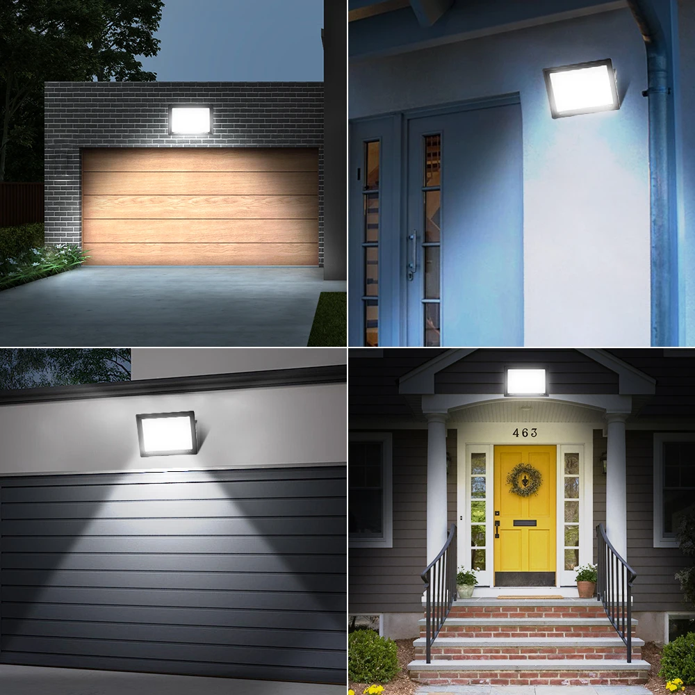 Description Picture 6 of itemHigh Brightness LED Floodlight 200W 300W Spotlight Tempered Glass Waterproof Wall Light for Garden Street Gate Outdoor Lighting