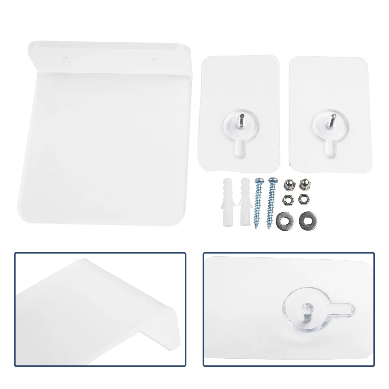 

Home Floating Shelf Bathroom 1PCS Acrylic Convenient Easy To Use Highly Matched Hot Sale Multifunction Reliable