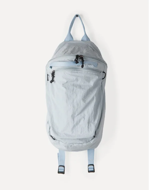 Korean version leisure nylon waterproof with simple large capacity backpack, pleated and lazy style, versatile backpack_voghion.com