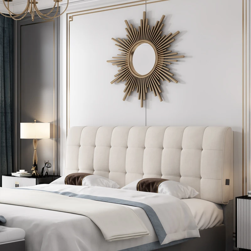 Light luxury style mattress, simple backrest, soft bag, tatami cushion, anti-collision backrest cushion headboard thickness 10cm