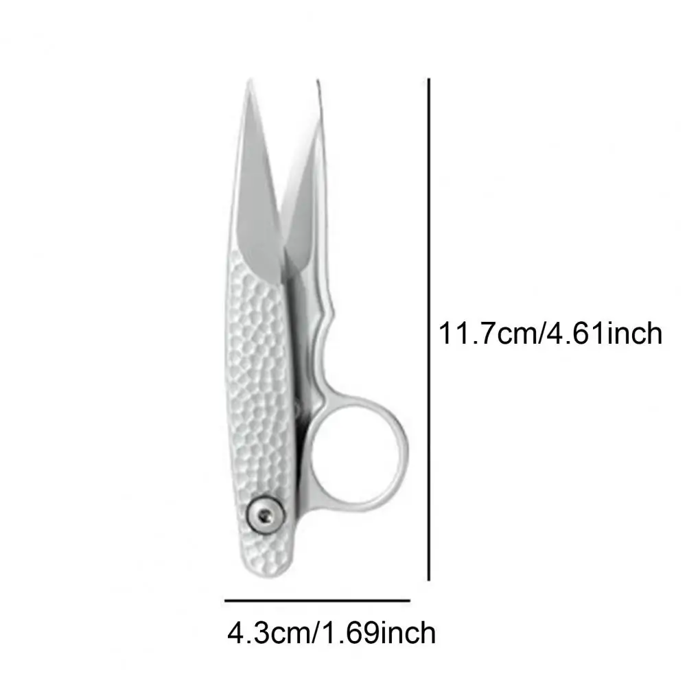 11.7cm Stainless Steel Tailor Scissors Sharp Multipurpose Sewing Embroidery Faux Leather Craft Fabric Cutting Scissors Shears