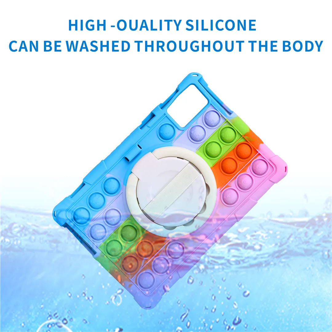 Soft Bubble Silicone Tablet Case - Durable 10.1 Inch Protective Cover