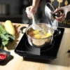 Induction Cooker Household Waterproof Small Hot Pot Heating Stove Touchpad Stir-fry Dish Cooking Oven 4